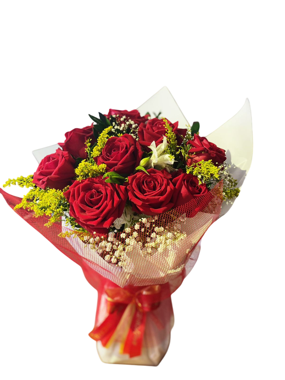 RAMO 10 ROSAS VERMELHAS NACIONAIS