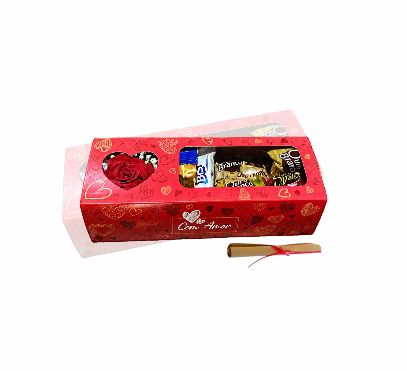 COLE��O ENCANTO COM ROSA