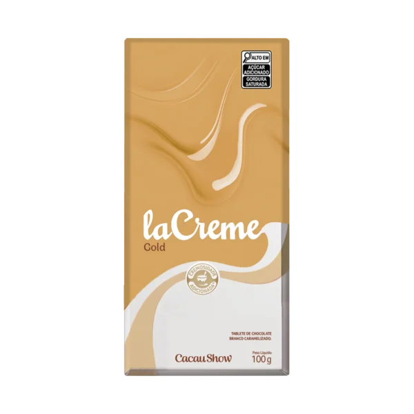 TABLETE LA CREME Gold 100g CACAU SHOW