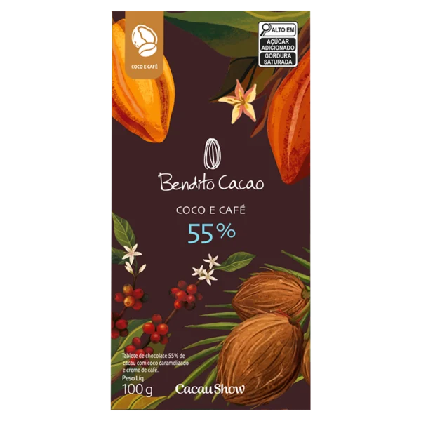 TABLETE LA CREME Bendito Cacau 100g CACAU SHOW